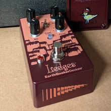 Load image into Gallery viewer, EarthQuaker Devices Ledges Reverb pedal in a custom colorway, a coppery peach. The Stompbox Sonic "falling cards" logo is printed on the enclosure.