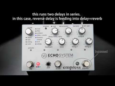delay pedal with presets Echosystem – Stompbox Sonic