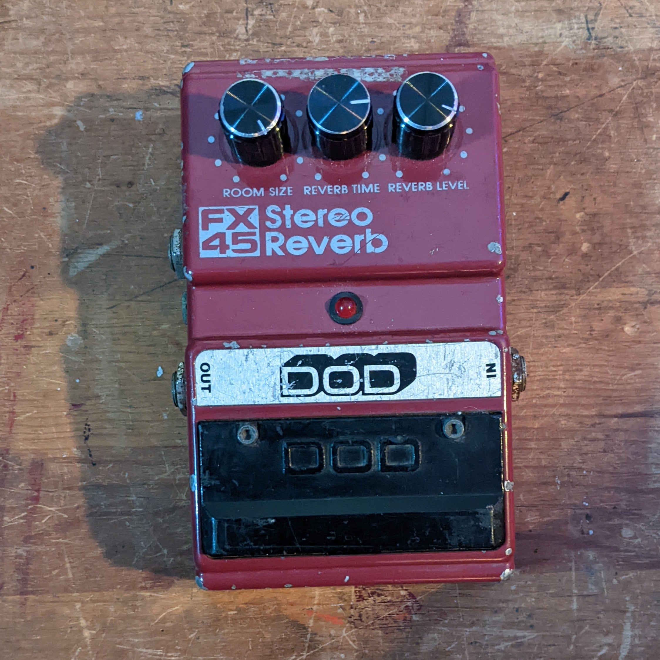 Pizza　DOD　Stereo Reverb　FX45　動作品 DOD_Stereo_Reverb_FX45_SBS_Ref