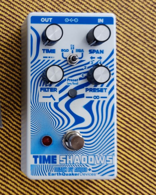 Time Shadows II EarthQuaker Day 2024 White & Blue Colorway