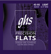 Load image into Gallery viewer, PRECISION FLATS™ SHORT SCALE  BASS STRINGS: 3020
