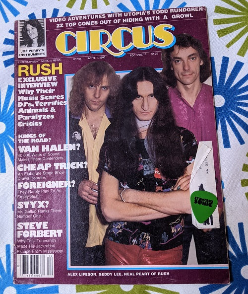 Circus Magazine April 1980 RUSH – Stompbox Sonic
