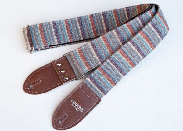 Horizontal Stripes Mexican Blanket Guitar Strap